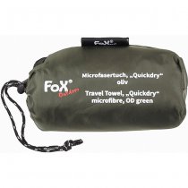 FoxOutdoor Travel Towel Quickdry Microfibre 55 x 42 cm - Olive