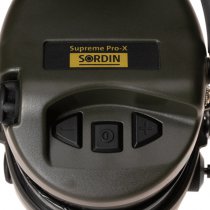 SORDIN Supreme Pro-X Gel LED Headset - Olive
