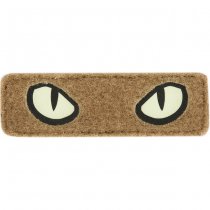 M-Tac Cat Eyes Type 2 Laser Cut Patch GID - Coyote