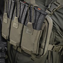 M-Tac Elastic Triple Magazine Pouch Elite - Ranger Green