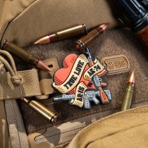M-Tac True Love Rubber Patch - Colored