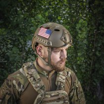 M-Tac U.S. Flag Reverse Print Patch GID - Colored