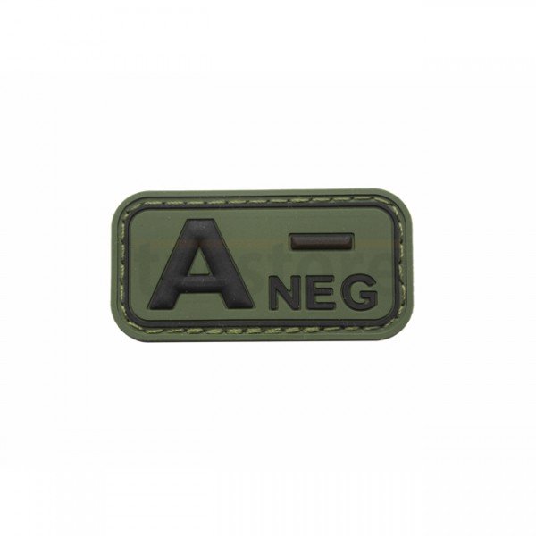 Pitchfork Blood Type A NEG Patch - Olive