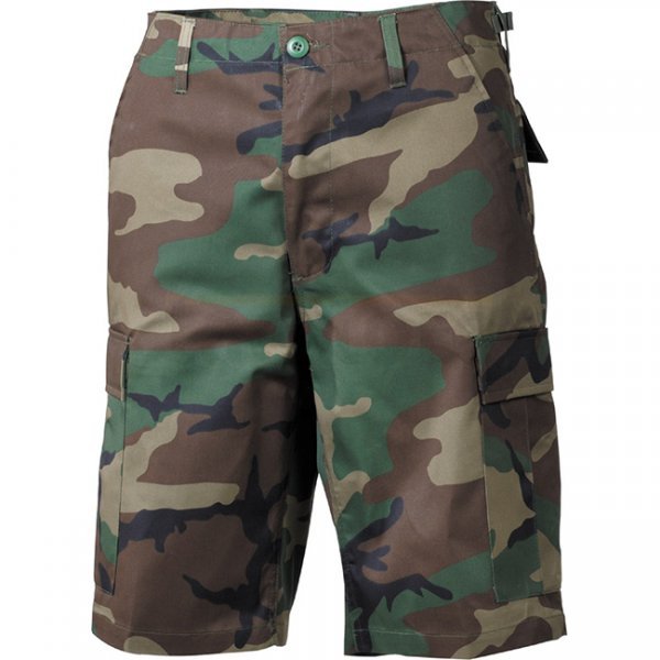 MFH BW Bermuda Shorts Side Pockets - Woodland - M
