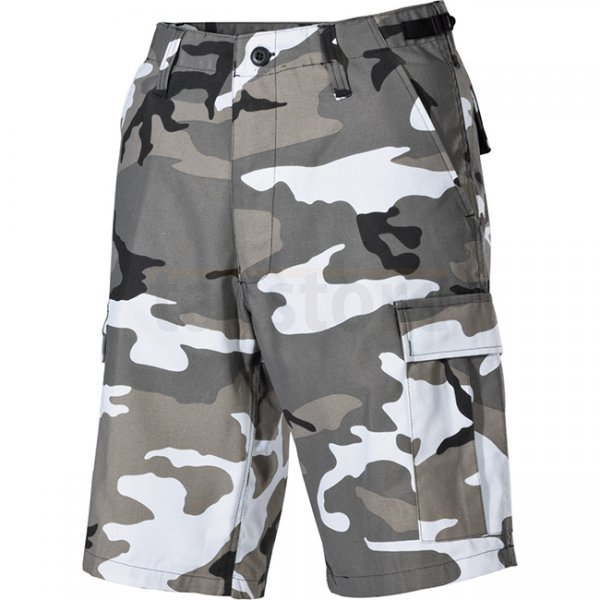 MFH BW Bermuda Shorts Side Pockets - Urban Camo - XL